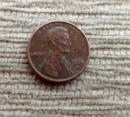 Werty71 США 1 цент 1976 D