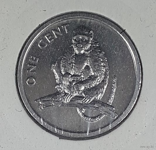 Острова Кука 1 цент 2003 Обезьяна