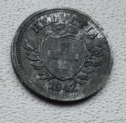 Швейцария 1 раппен, 1942 1-1-63