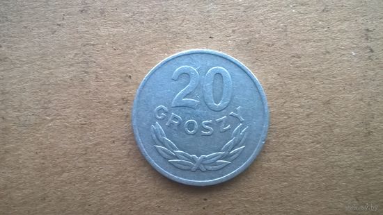 Польша 20 грошей, 1981г. (U-обм)