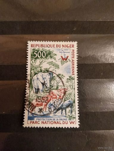 1960 Нигер фауна авиапочта дорогая высокономинальная выпускалась одиночкой Ивер А18 оценка 9 евро (2-11)