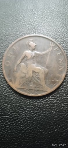 Великобритания 1 пенни 1898 г. - Виктория