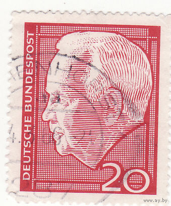 Д-р х. к. Генрих Любке (1894-1972), 2nd Федеральный президент 1964 год