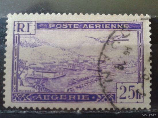 Алжир, колония Франции 1946 Авиапочта 25фр