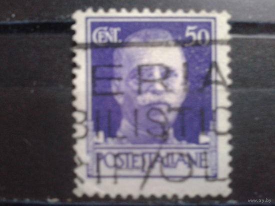 Италия 1929 Стандарт, империя Король Виктор-Эммануил 3  50с