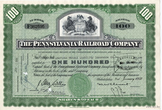 The Pennsylvania Railroad Company, США