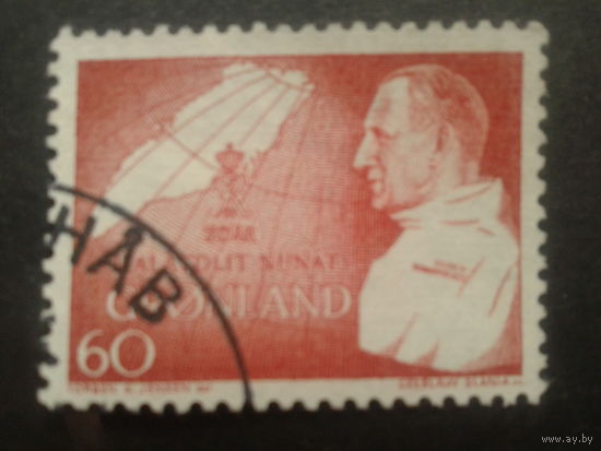 Дания Гренландия 1969  король Фредерик 9