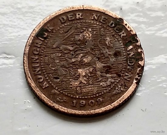 Нидерланды 1/2 цента, 1909 1-11-29