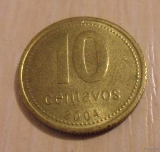 10 сентаво Аргентина 2004 г.в.