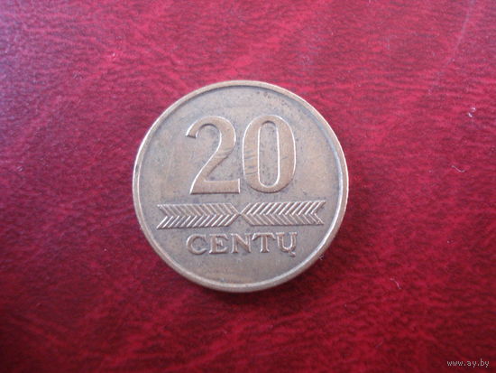 20 центов 2008 Литва