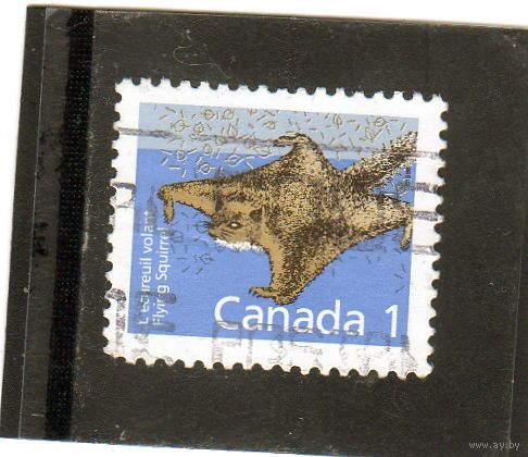 Канада.Ми-1102.Северная летящая белка.Серия: 1988-93: канадские млекопитающие.