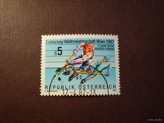 Австрия 1987 г.Чемпионат мира по хоккею с шайбой, Вена 1987./16а/