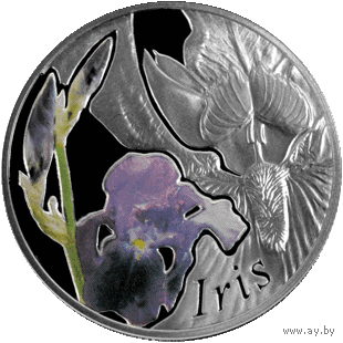 Ирис (Iris) ("Красота цветов") 10 рублей 2013 года
