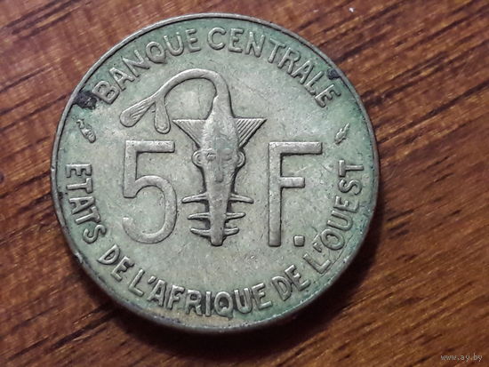Западная Африка 5 франков 1982