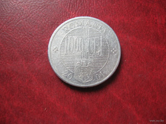 1000 лей 2001 год Румыния