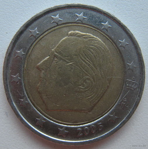 Бельгия 2 евро 2005 г.
