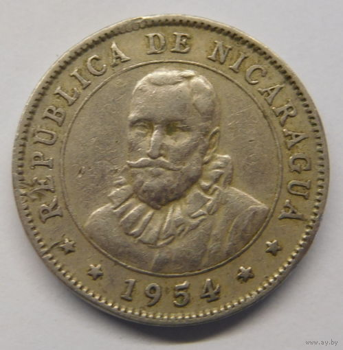 Никарагуа 10 сентаво 1954 г