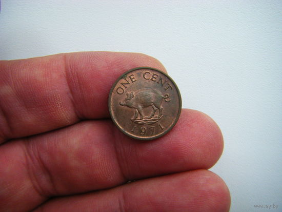 Бермудские острова 1 цент 1971г.