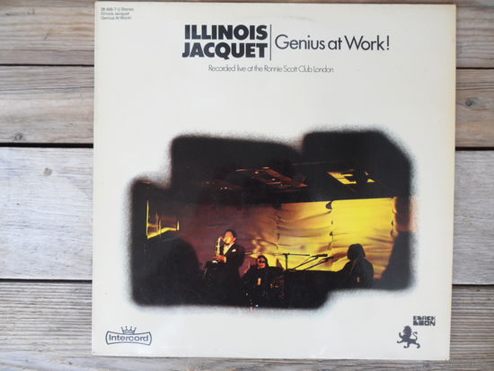 Illinois Jacquet - Genius at Work! - Intercord/Black Lion Records, Germany