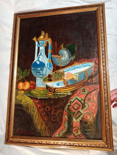 Картина советского художника Е. Отливанчика 1991 год. 67х48см. холст масло.