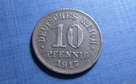 10 пфеннигов 1917. Германия.