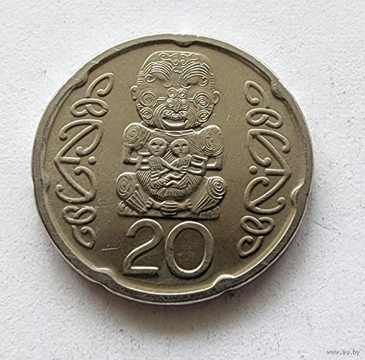 Новая Зеландия 20 центов, 2008