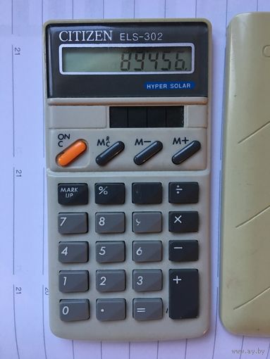 Citizen Malaysia калькулятор счетная Машинка винтаж вечная на солнечных батареях работает уже 30 лет без замены батареек Интересная ретро вещь