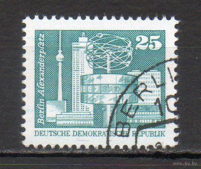 Стандартный выпуск Социалистическое строительство в  ГДР 1980 год серия из 1 марки