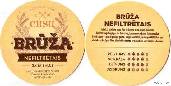 Подставки под пиво "Cesu " /Латвия/.