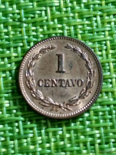 Сальвадор 1 сентаво 1972г ( бронза 2.5 г )