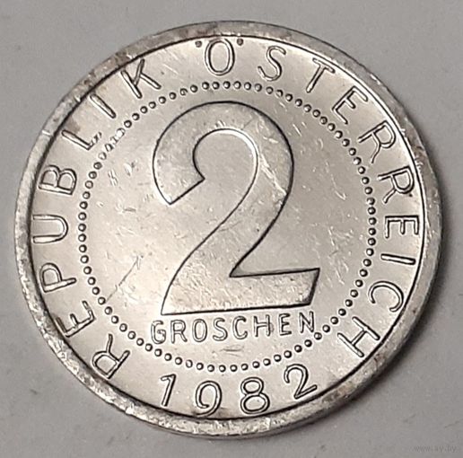 Австрия 2 гроша, 1982 (7-1-4)