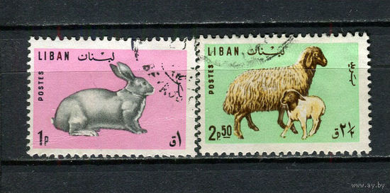 Ливан - 1965 - Фауна - 2 марки. Гашеная.  (Лот 78CP)
