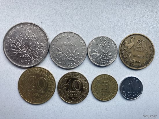 Франция набор монет