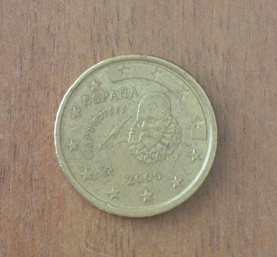 Испания - 50 евроцентов - 2000