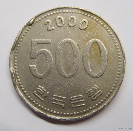 Южная Корея 500 вон 2006 г