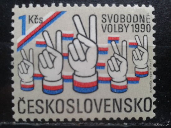 Чехословакия 1990 Свободные выборы *