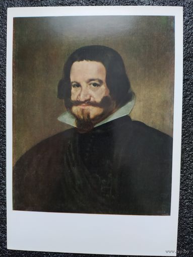 Открытка Диего Веласкес. 1599 – 1660. Портрет Оливареса. Около 1638. Западноевропейская живопись. Государственный Эрмитаж.