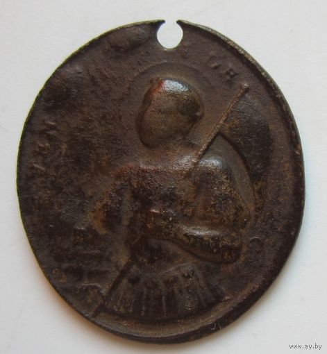 Медальон Святой Венантий и голова мученика Анастасия Перского .