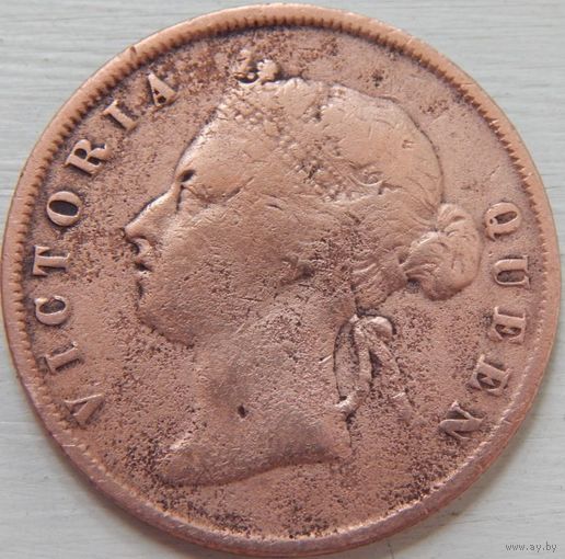 10. Поселение Стрэйт 1 цент 1901 год