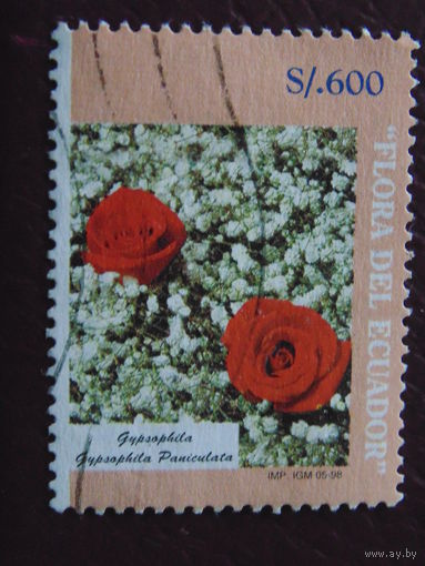 Эквадор 1998 г. Цветы.