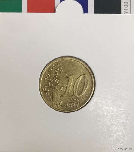 Германия 10 евроцентов 2002 A в холдере