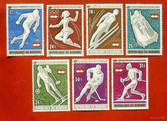 Бурунди. Спорт. ( 7 марок ) 1976 года. 9-11.
