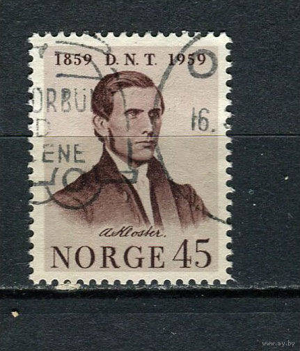 Норвегия - 1959 - Асбьёрн Клостер - [Mi. 433] - полная серия - 1 марка. Гашеная.  (Лот 80DN)
