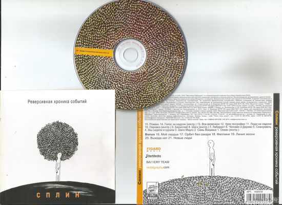 Сплин – Реверсивная Хроника Событий (аудио CD 2004)