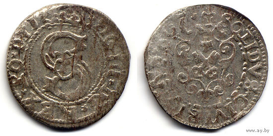 Шеляг 1607, Сигизмунд III Ваза, Рига
