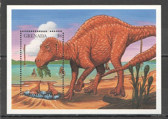 Гренада Фауна Земноводные Пресмыкающиеся Динозавры