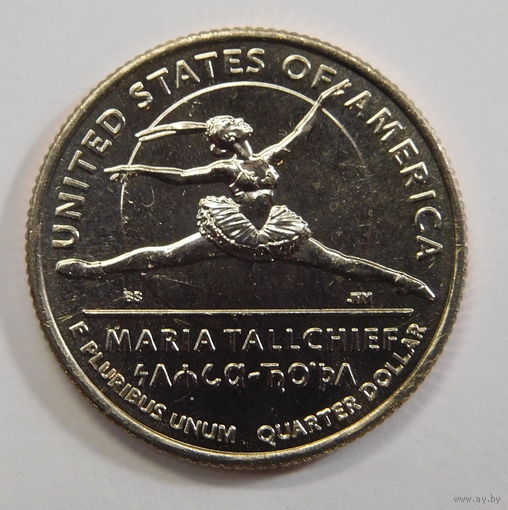 США 25 центов 2023 Мария Толчиф "Женщины Америки" 10-я монета UNC Двор D и Р на выбор
