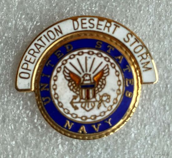 США. Памятный знак ВМС.Операция Шторм в пустыне.