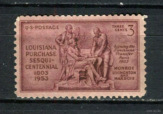 США - 1953 - 150 летие покупки Луизианы - [Mi. 639] - полная серия - 1 марка. MH.  (Лот 26ED)-T2P2