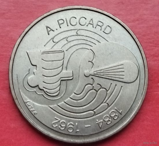 Швейцария 5 франков, 1984. 100 лет со дня рождения Огюста Пикара.